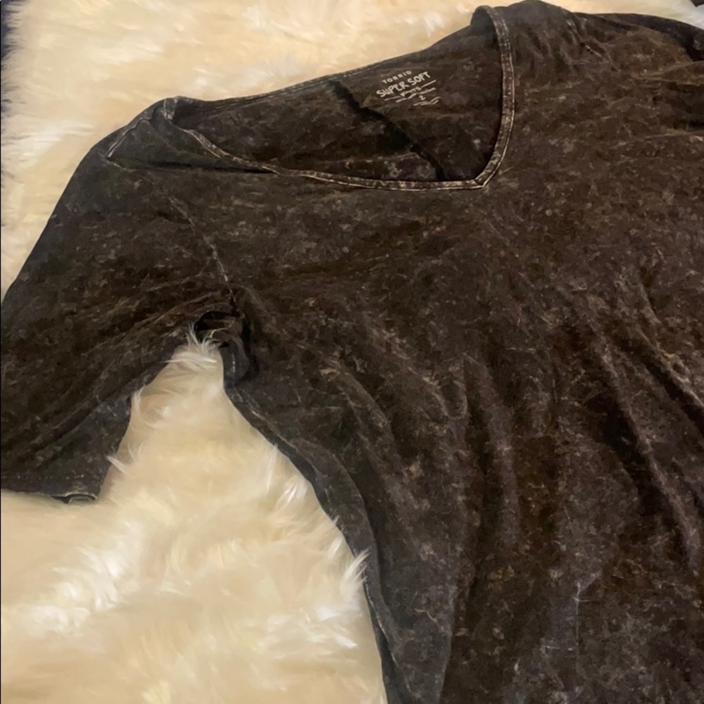 Torrid Super soft distressed Tunic Like new.